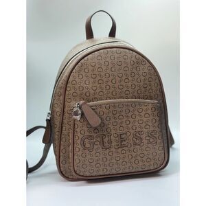 Guess Brown Logo Pattern Mini Backpack 31577158_62581032_600.jpg main image 3